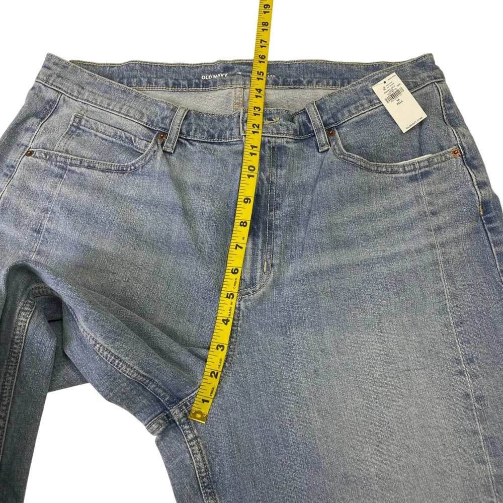 NEW Old Navy High-Rise Barrel Leg Jeans Light Wash Blue Womens 16 Tall - Picture 11 of 14